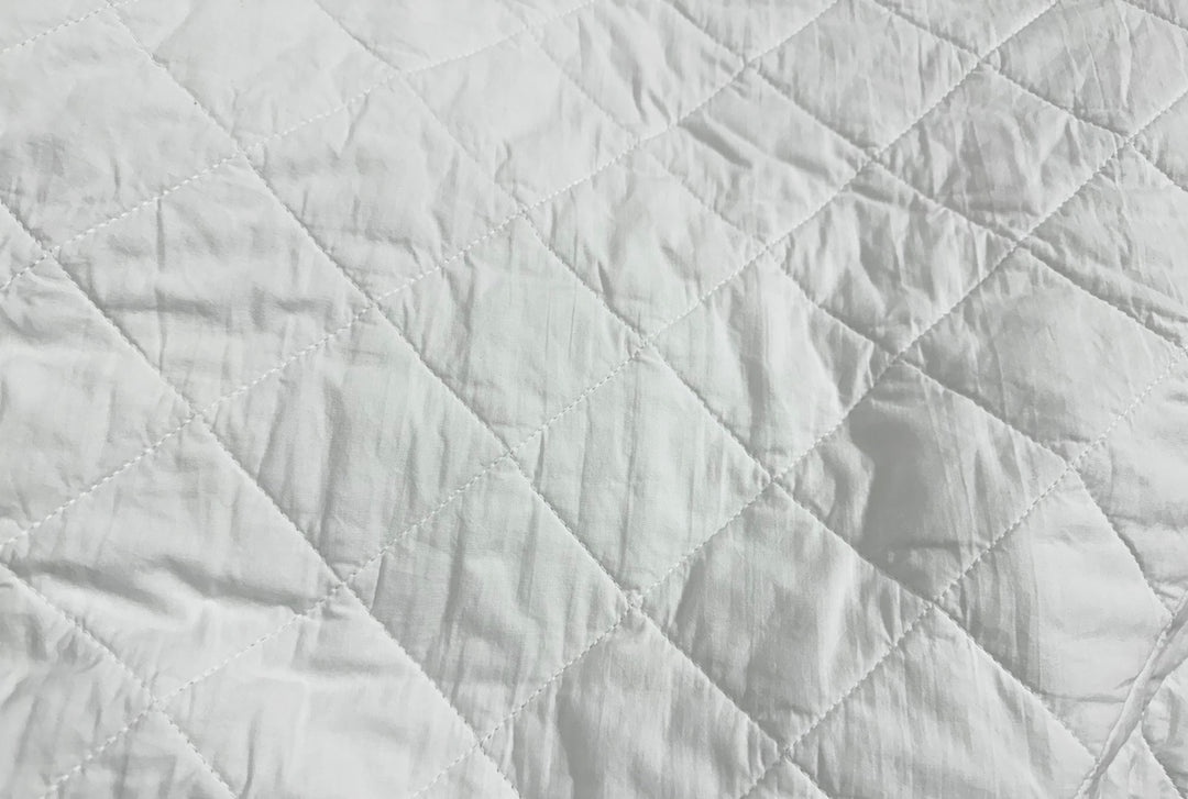 Quilted Pillow Protector Zip Close