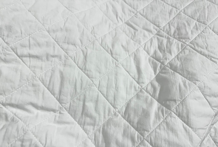 Quilted Pillow Protector Zip Close
