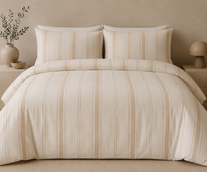 Vertical Sand Quilt cover set